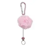 Aluminum Alloy Pom Pom Ball Beadable Keychain Bar