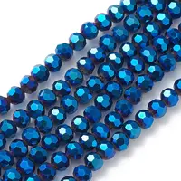 Electroplate Glass Beads Strands