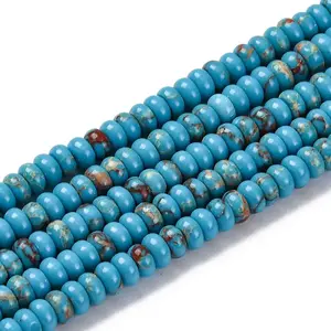 Synthetic Imperial Jasper Dyed Beads Strands