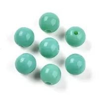 Opaque Solid Color Glass Beads
