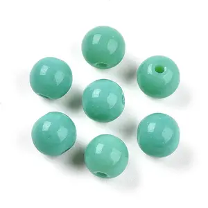 Opaque Solid Color Glass Beads