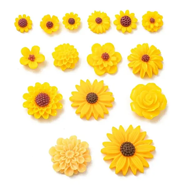 55Pcs Opaque Resin Cabochons