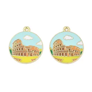 Alloy Enamel Pendants