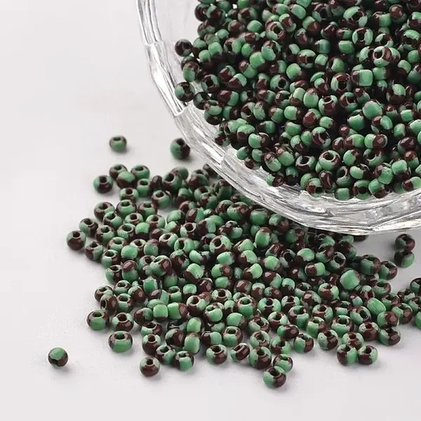 12/0 Opaque Colours Seep Glass Beads