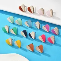 Resin & Wood Stud Earrings