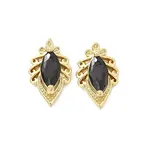 Horse Eye Brass Glass Cabochons