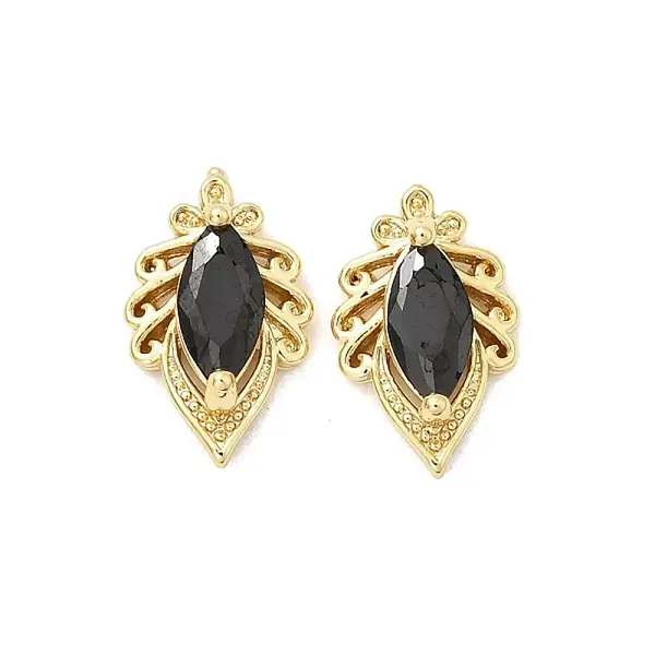 Horse Eye Brass Glass Cabochons
