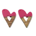 Resin and Walnut Pendants