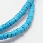 Dyed Synthetic Turquoise Beads Strands