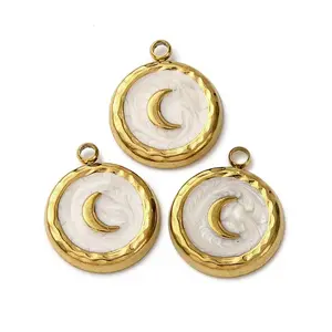 304 Stainless Steel Enamel Pendants