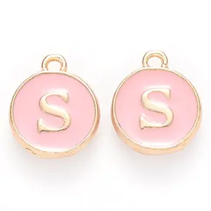 Golden Plated Alloy Enamel Charms