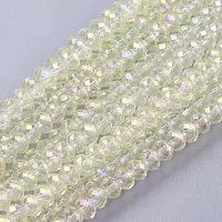 Electroplate Glass Beads Strands