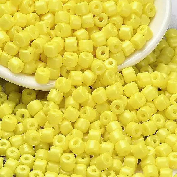 Baking Paint Pearlized Glass Seed Beads