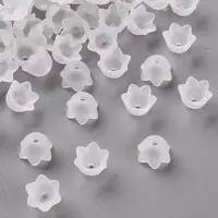 Transparent Acrylic Beads Caps