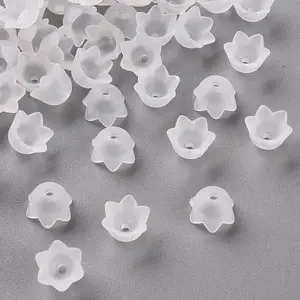 Transparent Acrylic Beads Caps