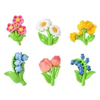 12Pcs 6 Styles Opaque Resin Decoden Cabochons