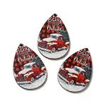 Single Face Printed Wood Big Pendants