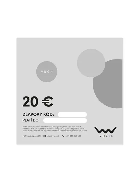 VUCH Elektronická darčeková poukážka v hodnote 20 €