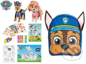 Paw Patrol tvorivá sada s farbičkami, nálepkami a omaľovánkami