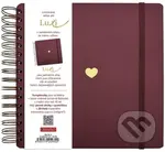 Scrapbook Luxi lamino bordó