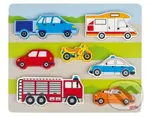 Dopravní prostředky (Dřevěná vkládačka) - puzzle z kategorie Maxi dílky