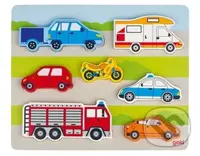 Dopravní prostředky (Dřevěná vkládačka) - puzzle z kategorie Maxi dílky