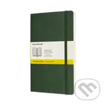 Moleskine - zelený zápisník Soft (stredný, štvorčekovaný)