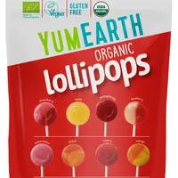 YUMEARTH BIO Ovocná lízátka Mix 8 příchutí 40 ks