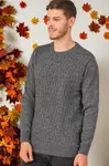 Sveter pre mužov Dewberry V0214 - jednofarebný, dymový