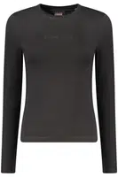 GUESS JEANS LONG SLEEVE T-SHIRT WOMEN BLACK