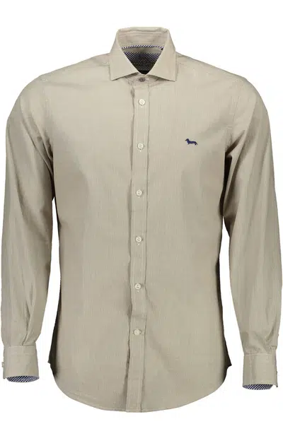 HARMONT &amp; BLAINE MEN'S BEIGE LONG SLEEVE SHIRT