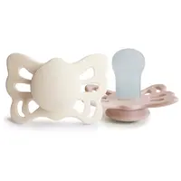 FRIGG Butterfly Size 1:0-6 months cumlík Cream/Blush 2 ks