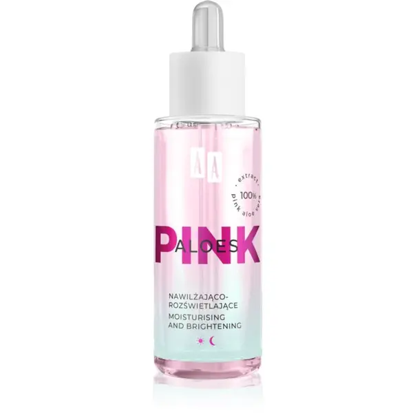AA Cosmetics Aloe Pink intenzívne hydratačné sérum s aloe vera 30 ml
