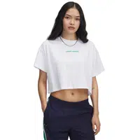 Women's T-shirt Under Armour W Varsity Mix HW SS Crop