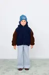 Detská bunda Tinycottons COLOR BLOCK POLAR SHERPA HOODIE