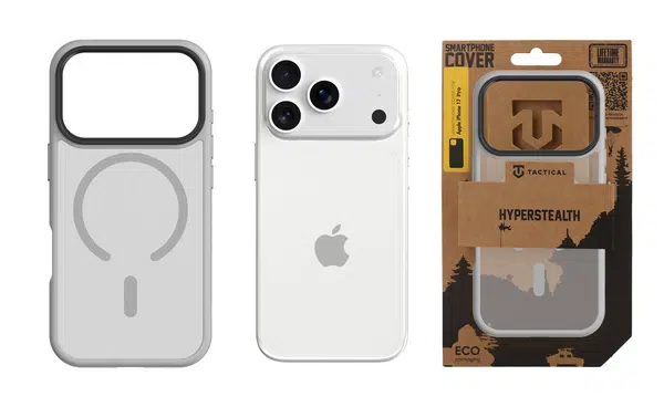 Zadní kryt Tactical MagForce Hyperstealth pro Apple iPhone 17 Pro, light grey