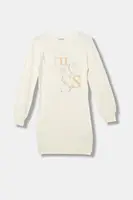 Dívčí šaty Guess béžová barva, midi, J5BK20 Z2NQ2