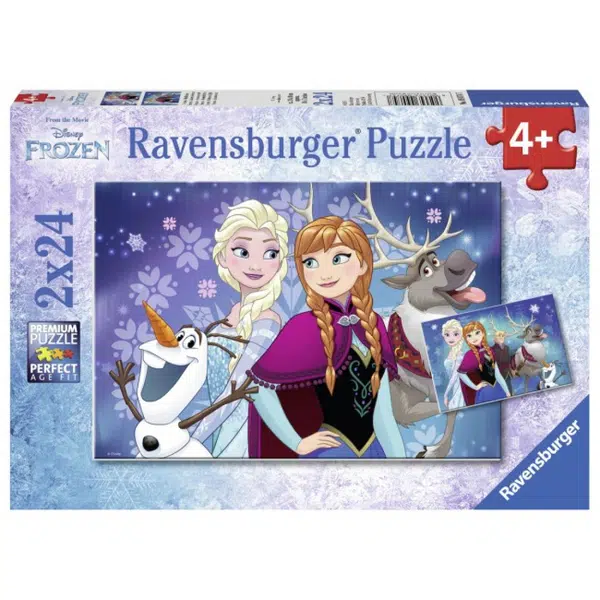 Ravensburger Puzzle Ľadové kráľovstvo 2 x 24 dielikov