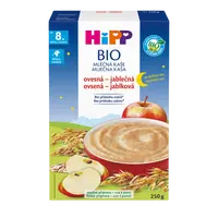 HIPP BIO Kaša mliečna na dobrú noc ovsená/jablková od 8m+, 250 g