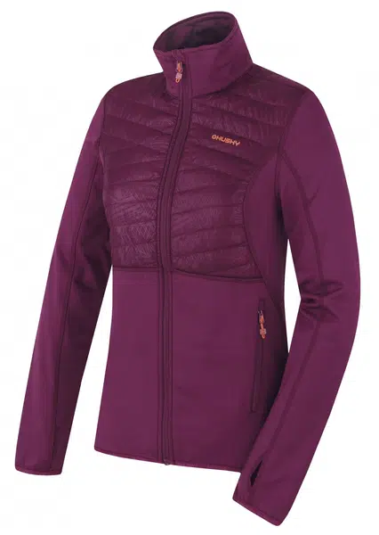 Husky Airy L XXL, deep wine Dámská mikina na zip