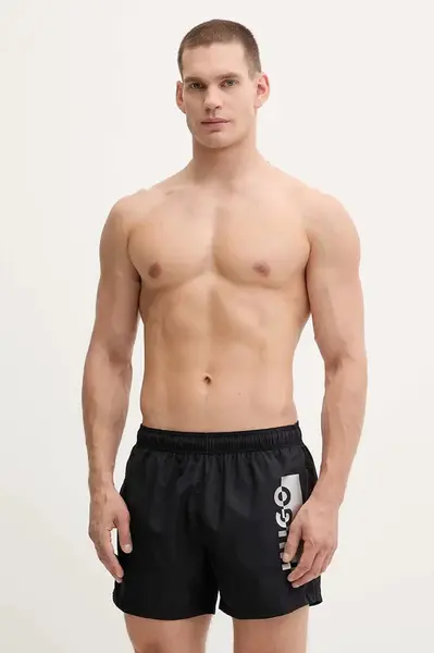 HUGO  Plavkové šortky  SILVER