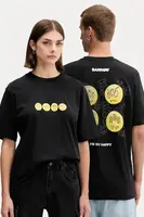 Bavlněné tričko Barrow černá barva, F5BWUATH085