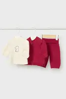 Bavlněná tepláková souprava pro miminka Mayoral Newborn