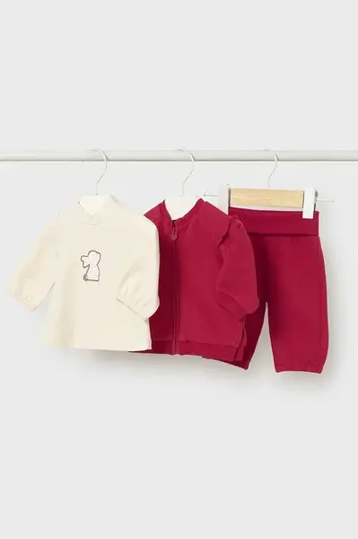 Bavlněná tepláková souprava pro miminka Mayoral Newborn