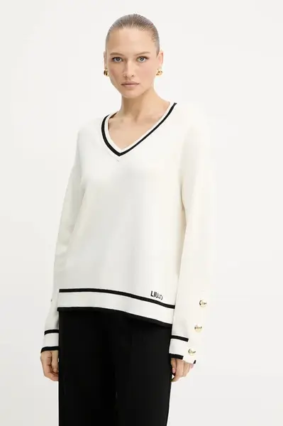 Svetr z hedvábné směsi Liu Jo