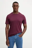 Bavlněné tričko United Colors of Benetton pánské, béžová barva, 3JE1J19A5