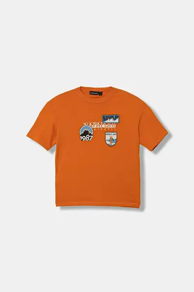 Dětské bavlněné tričko Napapijri S-PRIMIERO