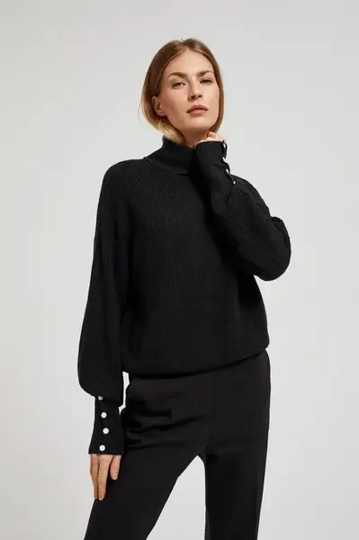 Marisse Women's Sweater Z-Sw-4556 Black