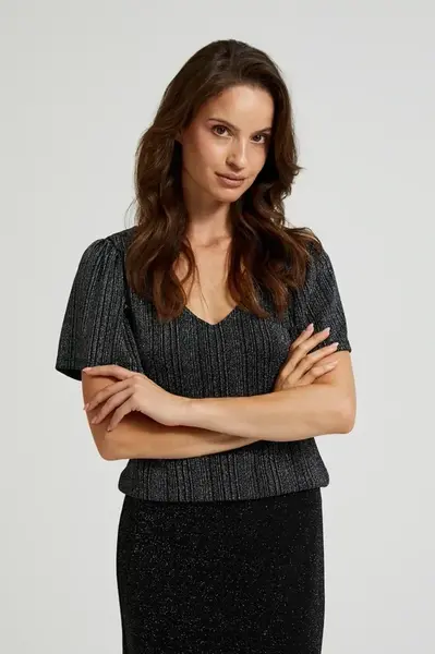 Marisse Women's T-Shirt Z-Ts-4528 Silver