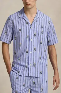 Bavlněná pyžamová košile Polo Ralph Lauren